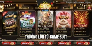 Thưởng lớn từ game slot